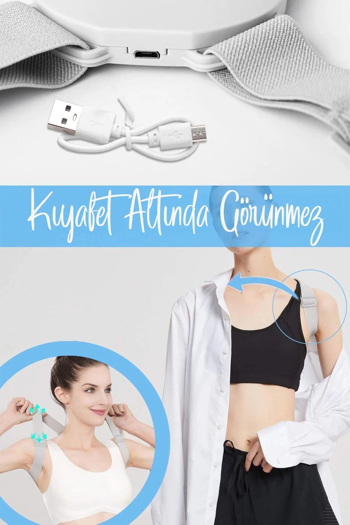 PosturIQ™ Akıllı Dik Duruş Korsesi